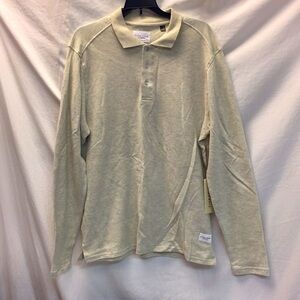 Five Four Roberto Long Sleeve Polo Sz M